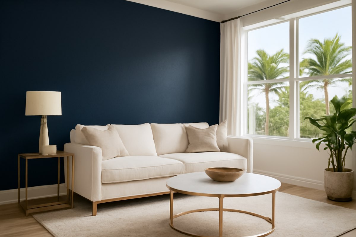 Professional accent wall painting services by JPL Painting New Smyrna Beach FL