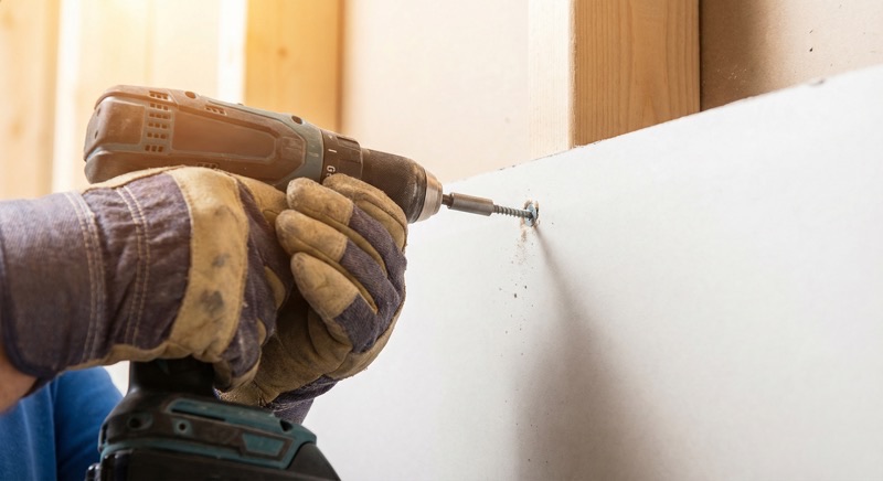 Full drywall sheet replacement