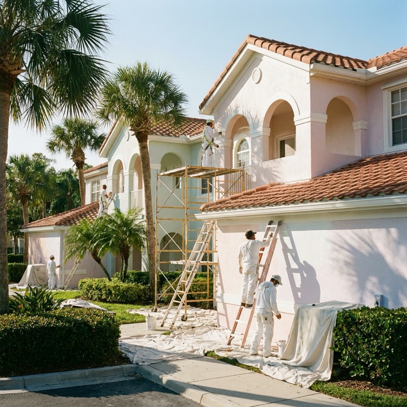 HOA multi-unit painting in New Smyrna Beach FL