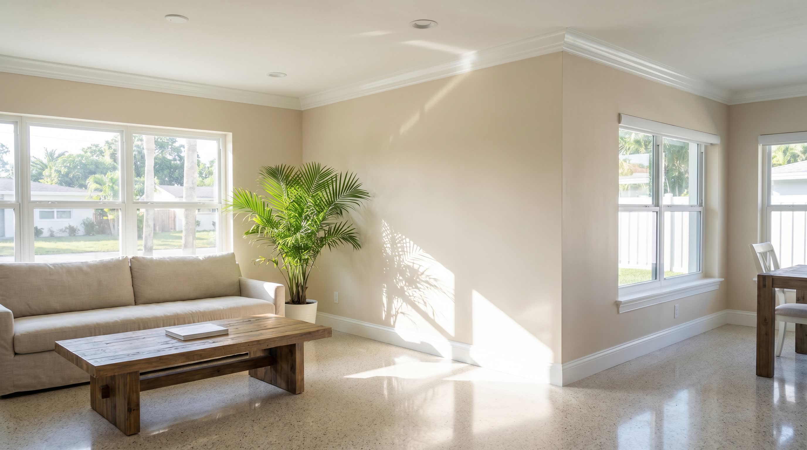 Trim and molding painting with crisp lines in New Smyrna Beach FL